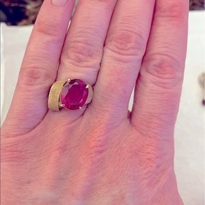 Garnet Ring Size 6